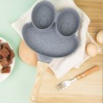 Casa si Gradina - Bucatarie si vesela - Vase pentru gatit - Tigai si seturi - Tigaie Gri cu 3 compartimente maner de lemn - Infinity.ro