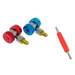 Casa si Gradina - Constructii - Scule de mana si unelte - Seturi scule - Trusa verificat AC cu 2 manometre 2 Robineti 2 mufe si 3 furtune 90cm pentru aer conditionat  / Freon - Infinity.ro