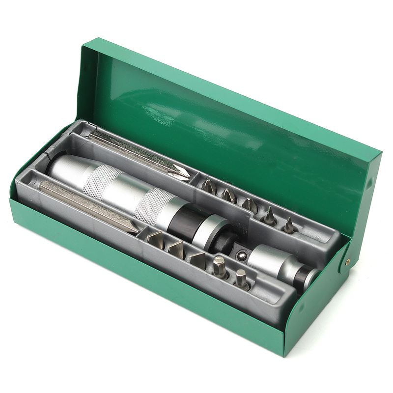 Casa si Gradina - Constructii - Scule de mana si unelte - Seturi scule - Trusa Surubelnita de impact 14 piese cu 12 biti metalici surubelnita si adaptor - Infinity.ro