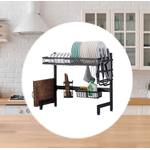 Casa si Gradina - Mobilier - Organizare si depozitare - Organizatoare pentru sertare si dulapuri - Organizator pentru uscat vasele reglabil 85cm - Infinity.ro