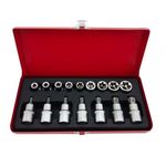 Casa si Gradina - Constructii - Scule de mana si unelte - Chei si truse chei - Trusa MLG-2029 16 piese 1/2 chei tubulare capete biti torx - Infinity.ro