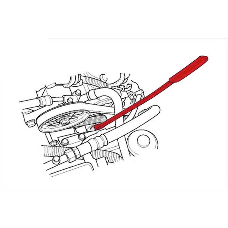 Casa si Gradina - Constructii - Scule de mana si unelte - Chei si truse chei - Trusa cheie pentru montat curele de distributie rola intinzatoare 15 piese - Infinity.ro