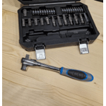 Casa si Gradina - Constructii - Scule de mana si unelte - Seturi scule - Trusa 34 piese biti clichet cu prindere dubla 1/4 biti si 3/8 tubulare - Infinity.ro