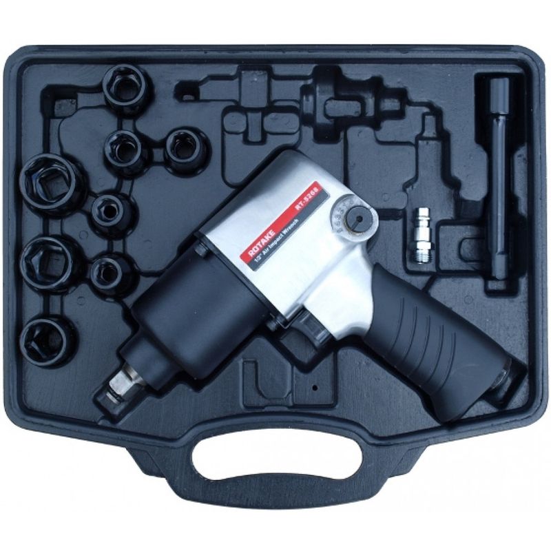 Casa si Gradina - Constructii - Scule de mana si unelte - Seturi scule - Trusa 13 Piese Pistol Pneumatic Impact 1/2 - Infinity.ro