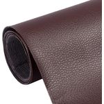 Casa si Gradina - Textile si covoare - Metraje si textile - Sul autoadeziv din piele ecologica (imitatie piele) 0.75 x 2.5m Wenghe (Maro inchis) cu textura - Infinity.ro