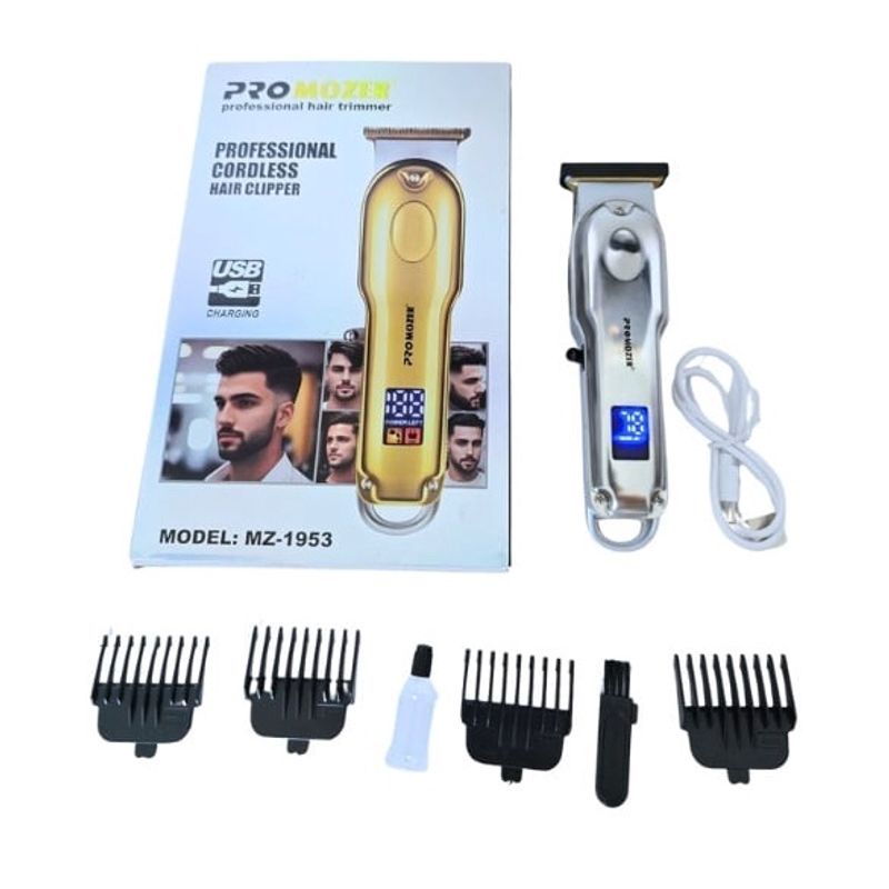 Ingrijire personala si Cosmetice - Aparate & accesorii ingrijire personala - Aparate de ras si tuns - Aparate de tuns - Masina de tuns profesionala MZ 1953 cu afisaj digital - Infinity.ro