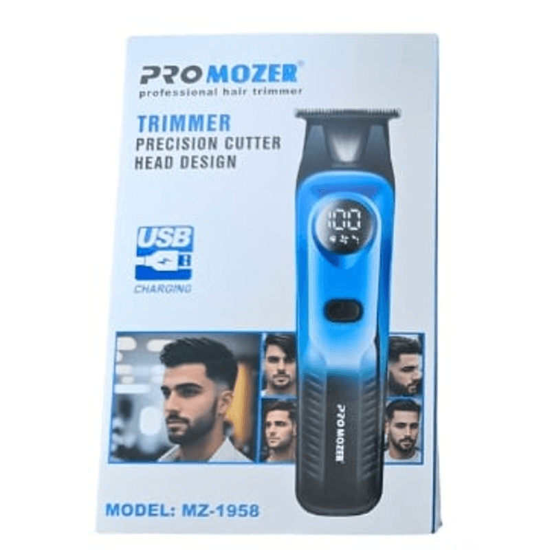 Ingrijire personala si Cosmetice - Aparate & accesorii ingrijire personala - Aparate de ras si tuns - Aparate de tuns - Masina de tuns MZ 1958 afisaj digital acumulator tip C - Infinity.ro