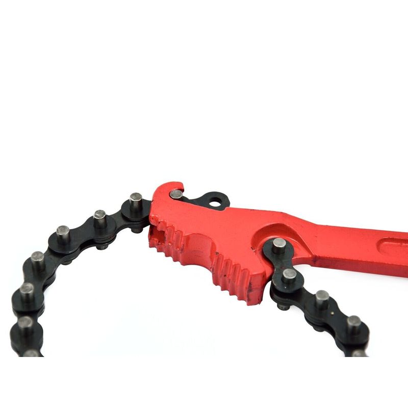 Casa si Gradina - Constructii - Scule de mana si unelte - Chei si truse chei - Cheie cu Lant Filtre 12" Maner Rosu - Infinity.ro