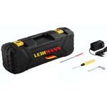 Casa si Gradina - Constructii - Scule electrice si accesorii - Scule multifunctionale si accesorii - Drujba electrica LEIHMANN lama 30CM cu 2 acumulatori 24V 5AH galben cu negru - Infinity.ro