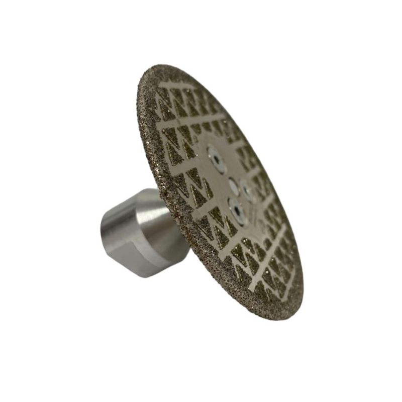 Casa si Gradina - Constructii - Scule electrice si accesorii - Accesorii polizare si slefuire - Disc diamantat galvanizat 2 fete diametru 65 mm prindere M14 - Infinity.ro