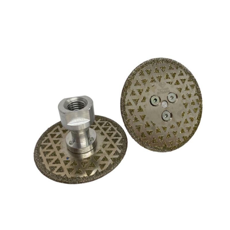 Casa si Gradina - Constructii - Scule electrice si accesorii - Accesorii polizare si slefuire - Disc diamantat galvanizat 2 fete diametru 65 mm prindere M14 - Infinity.ro
