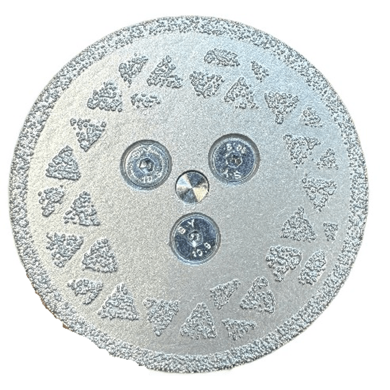 Casa si Gradina - Constructii - Scule electrice si accesorii - Accesorii polizare si slefuire - Disc diamantat galvanizat 2 fete diametru 65 mm prindere M14 - Infinity.ro
