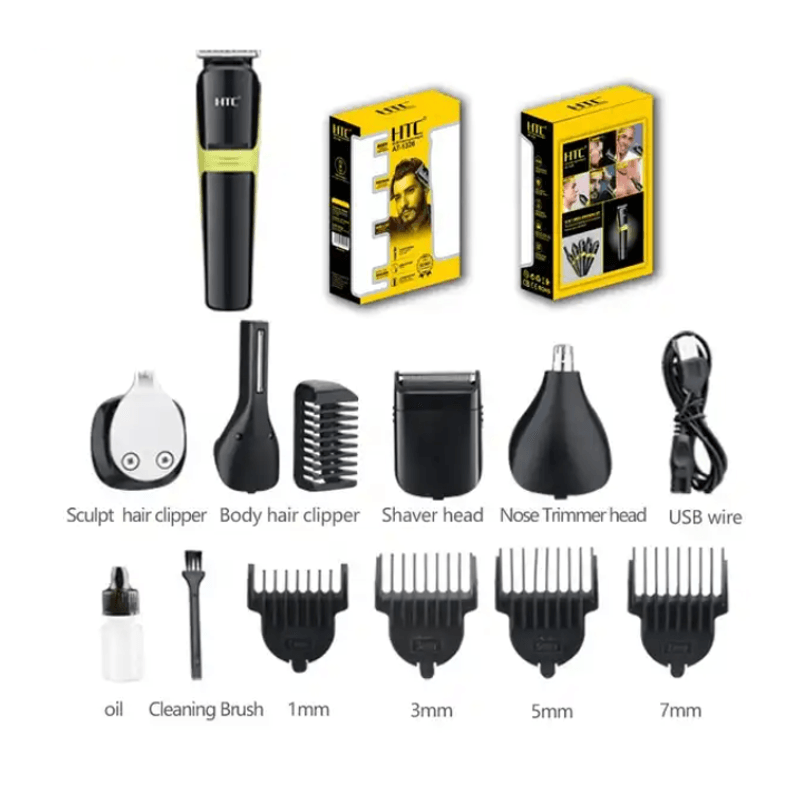 Ingrijire personala si Cosmetice - Aparate & accesorii ingrijire personala - Aparate de ras si tuns - Aparate de tuns - Aparat de tuns profesional 10 in 1 multifunctional At 1326 - Infinity.ro