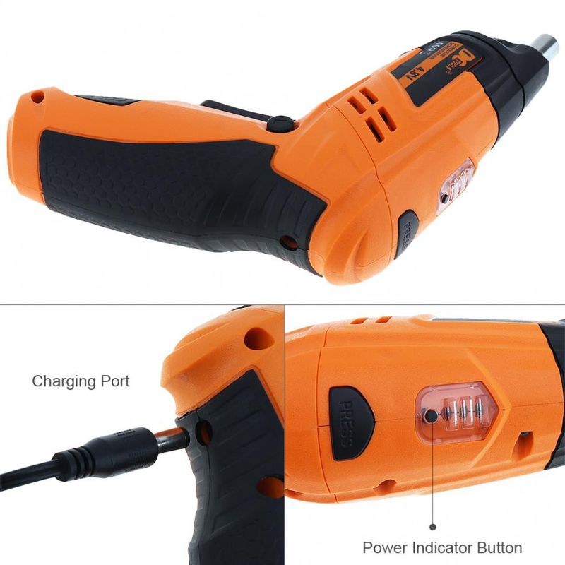 Casa si Gradina - Constructii - Scule de mana si unelte - Seturi scule - Trusa Surubelnita Electrica cu Acumulator 47 Piese 4.8V 200RPM DCTools - Infinity.ro