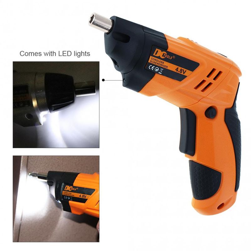 Casa si Gradina - Constructii - Scule de mana si unelte - Seturi scule - Trusa Surubelnita Electrica cu Acumulator 47 Piese 4.8V 200RPM DCTools - Infinity.ro