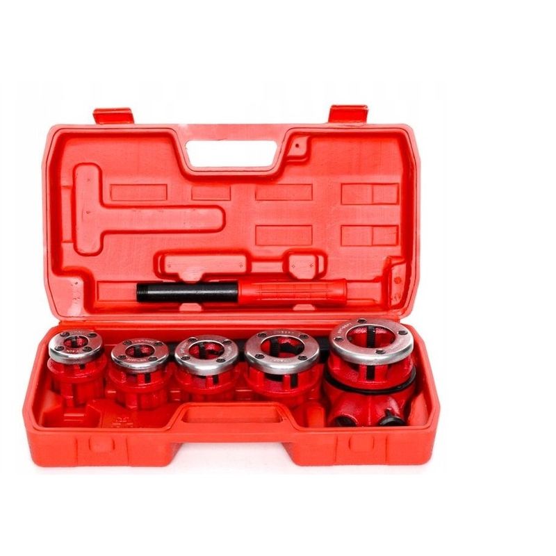 Casa si Gradina - Constructii - Scule de mana si unelte - Seturi scule - Trusa filiera pentru tevi 6 piese mari - Infinity.ro