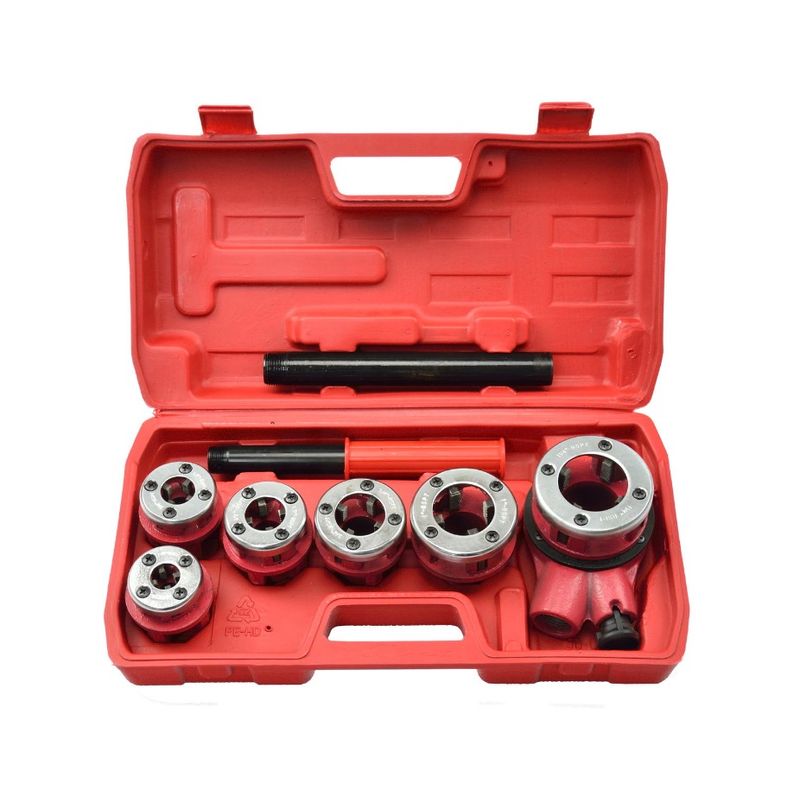 Casa si Gradina - Constructii - Scule de mana si unelte - Seturi scule - Trusa filiera pentru tevi 6 piese mari - Infinity.ro