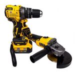 Casa si Gradina - Constructii - Scule de mana si unelte - Seturi scule - Trusa Polizor Unghiular + Autofiletanta cu 2 Acumulatori 128V - Infinity.ro