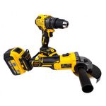 Casa si Gradina - Constructii - Scule de mana si unelte - Seturi scule - Trusa Polizor Unghiular + Autofiletanta cu 2 Acumulatori 128V - Infinity.ro