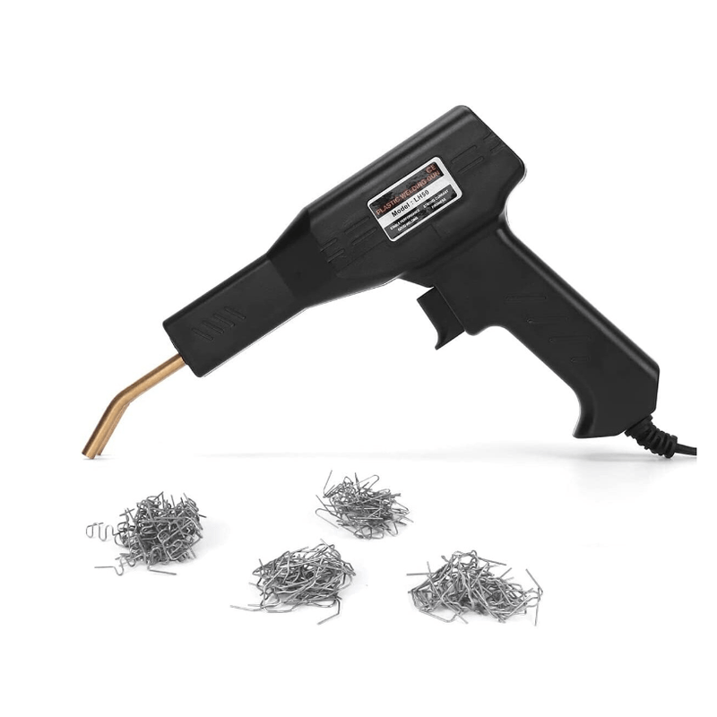 Casa si Gradina - Constructii - Scule de mana si unelte - Seturi scule - Trusa Pistol Si Capse Pentru Lipit Plastic LH50 Putere 50W Negru - Infinity.ro