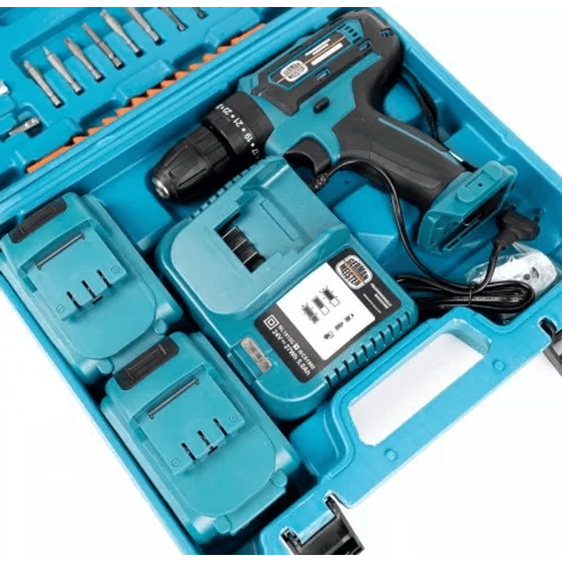 Casa si Gradina - Constructii - Scule de mana si unelte - Seturi scule - Trusa Bormasina cu 30 piese 24V cu 2 acumulatori si incarcator - Infinity.ro