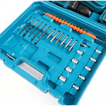 Casa si Gradina - Constructii - Scule de mana si unelte - Seturi scule - Trusa Bormasina cu 30 piese 24V cu 2 acumulatori si incarcator - Infinity.ro