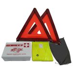 Casa si Gradina - Constructii - Scule de mana si unelte - Seturi scule - Kit AUTO: 1 X Trusa Medicala  2 x Triunghi Reflectorizant 1 X Vesta - Infinity.ro