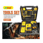 Casa si Gradina - Constructii - Scule de mana si unelte - Seturi scule - Trusa Masina de gaurit si insurubat (BORMASINA) Andowl Q GJ011 cu 2 acumulatori 5Ah 24V - Infinity.ro