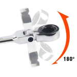 Casa si Gradina - Constructii - Scule de mana si unelte - Chei si truse chei - Set 7 Chei Inelare cu Clichet Duble Articulate - Infinity.ro