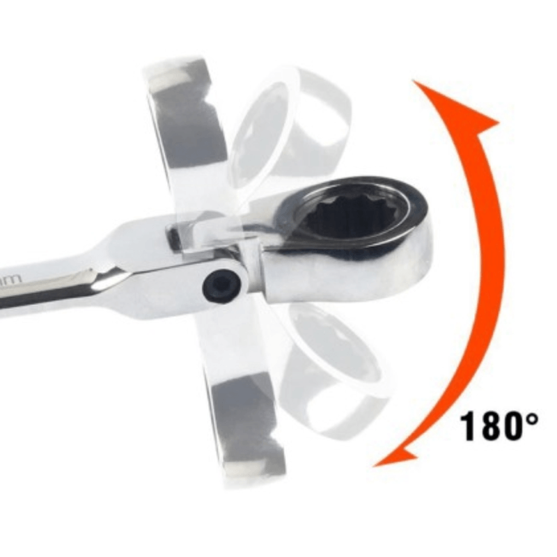 Casa si Gradina - Constructii - Scule de mana si unelte - Chei si truse chei - Set 7 Chei Inelare cu Clichet Duble Articulate - Infinity.ro