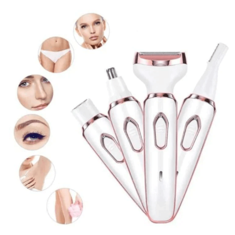 Ingrijire personala si Cosmetice - Aparate & accesorii ingrijire personala - Aparate de ras si tuns - Aparate de ras electrice - Mini Aparat De Ras Electric 4 in 1 AO 78148 cu 4 Accesorii - Infinity.ro