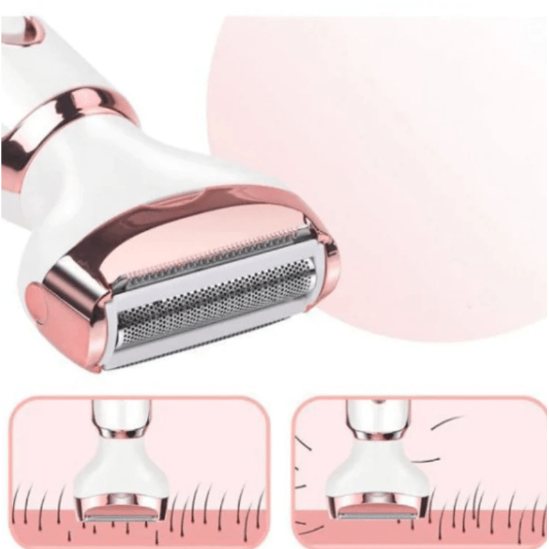 Ingrijire personala si Cosmetice - Aparate & accesorii ingrijire personala - Aparate de ras si tuns - Aparate de ras electrice - Mini Aparat De Ras Electric 4 in 1 AO 78148 cu 4 Accesorii - Infinity.ro