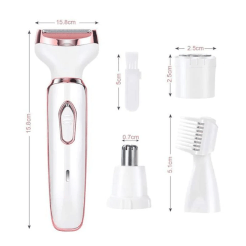 Ingrijire personala si Cosmetice - Aparate & accesorii ingrijire personala - Aparate de ras si tuns - Aparate de ras electrice - Mini Aparat De Ras Electric 4 in 1 AO 78148 cu 4 Accesorii - Infinity.ro