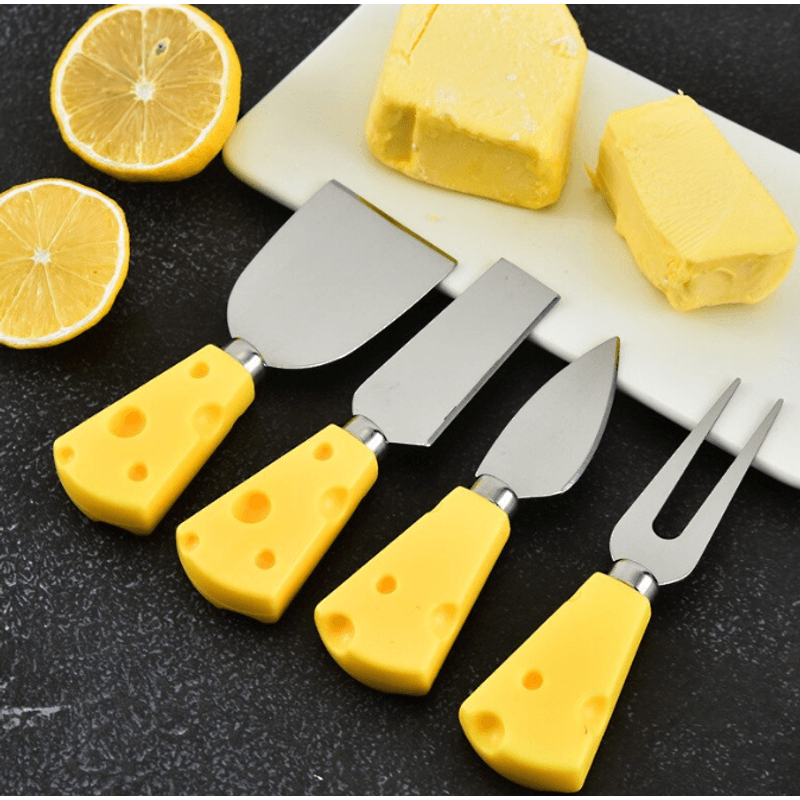 Casa si Gradina - Bucatarie si vesela - Ustensile bucatarie - Seturi ustensile de bucatarie - Set 4 ustensile mici pentru branzeturi inox - Infinity.ro