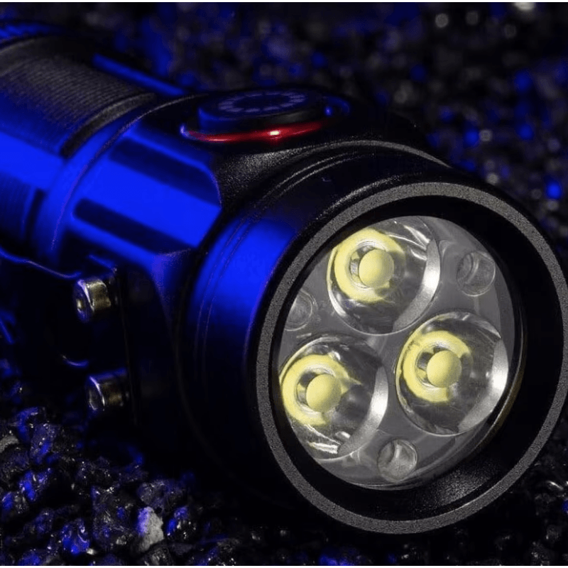 Casa si Gradina - Corpuri si surse de iluminat - Iluminat exterior - Lanterne - Mini lanterna de mana W5182 puternica cu 3 LED - Infinity.ro
