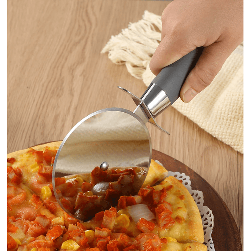 Casa si Gradina - Bucatarie si vesela - Ustensile bucatarie - Seturi ustensile de bucatarie - Set ustensile pentru pizza 2 piese otel inoxidabil - Infinity.ro