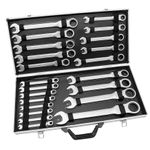 Casa si Gradina - Constructii - Scule de mana si unelte - Chei si truse chei - Set Chei cu Clichet 22 bucati 6-32 mm - Infinity.ro