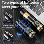 Casa si Gradina - Corpuri si surse de iluminat - Iluminat exterior - Lanterne - Mini Lanterna puternica de mana BL402x extensibila cu 4 LED si 3000 lumeni - Infinity.ro