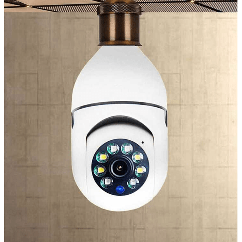 Casa si Gradina - Electrice - Smart Home - Camere de supraveghere - Camera de supraveghere Wifi SOCLU E27 rotatie 360 grade SMART - Infinity.ro