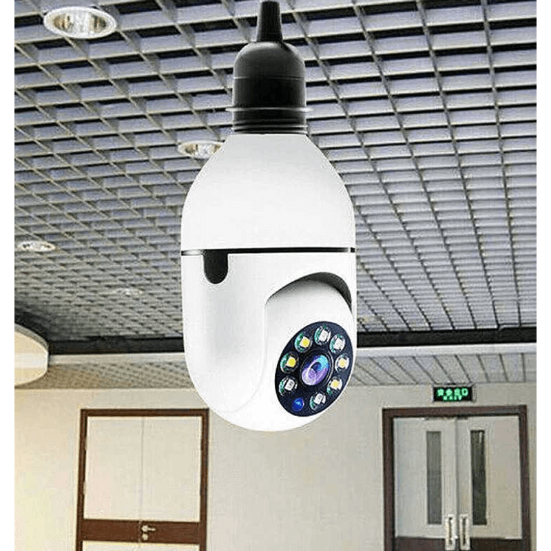 Casa si Gradina - Electrice - Smart Home - Camere de supraveghere - Camera de supraveghere Wifi SOCLU E27 rotatie 360 grade SMART - Infinity.ro