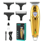 Ingrijire personala si Cosmetice - Aparate & accesorii ingrijire personala - Aparate de ras si tuns - Aparate de tuns - Masina de tuns profesionala VGR V188 cu 3 piepteni de ghidare incarcare USB autonomie 240 min - Infinity.ro