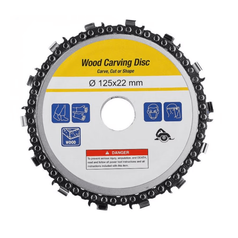 Casa si Gradina - Constructii - Scule electrice si accesorii - Accesorii fierastraie electrice - Disc flex lemn cu lant drujba polizor unghiular 125 x 22  diametru 5'' MX457 - Infinity.ro