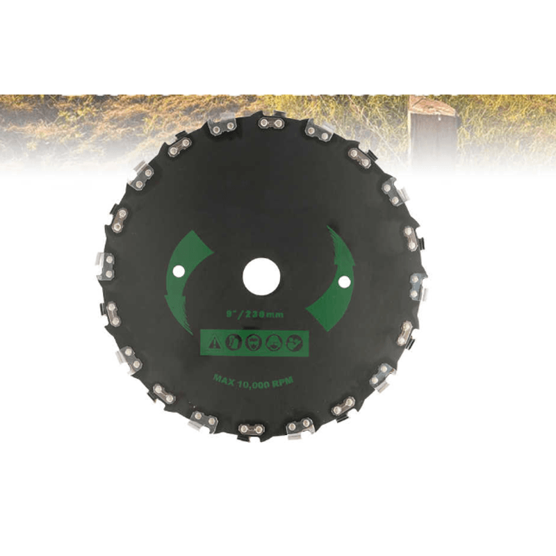Casa si Gradina - Constructii - Scule electrice si accesorii - Accesorii fierastraie electrice - Disc NR 9 pentru motocoasa 230 X 20T cu dinti tip lant drujba MX693 - Infinity.ro