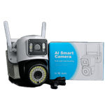 Casa si Gradina - Electrice - Smart Home - Camere de supraveghere - Camera de supraveghere IP 2 EYES VIEW 2 ECRANE in acelasi timp 5.0MPX rotire 360 ​​​​de grade vedere pe timp de noapte - Infinity.ro