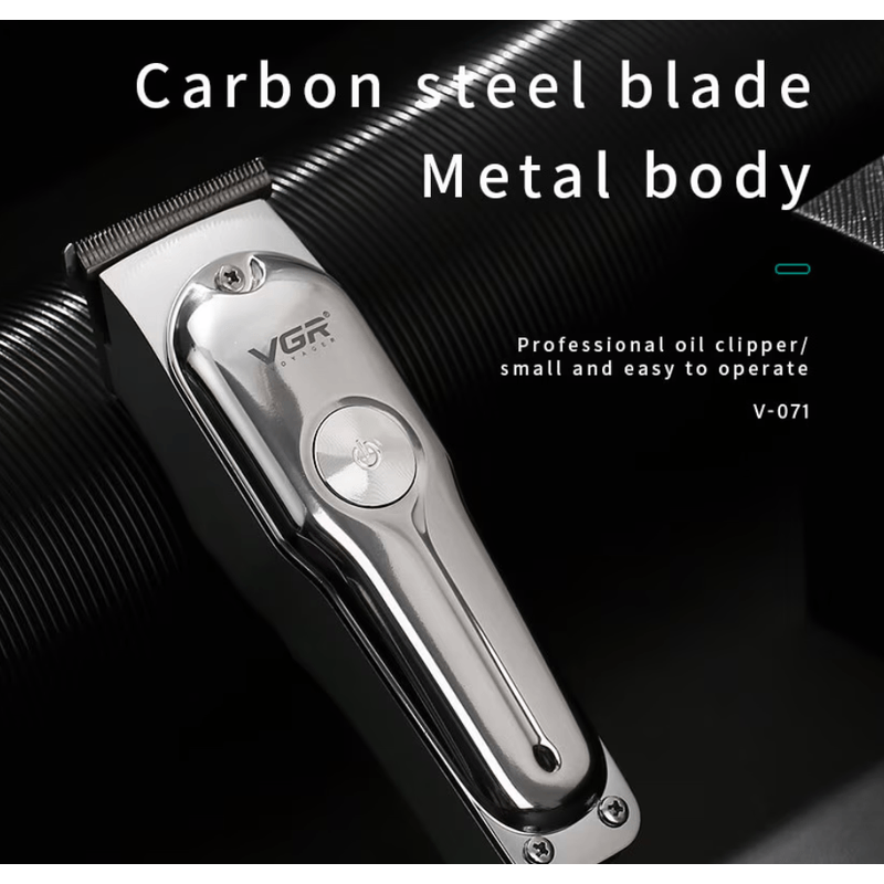 Ingrijire personala si Cosmetice - Aparate & accesorii ingrijire personala - Aparate de ras si tuns - Aparate de tuns - Aparat de tuns VGR V 071 cu acumulator Argintiu - Infinity.ro