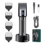 Ingrijire personala si Cosmetice - Aparate & accesorii ingrijire personala - Aparate de ras si tuns - Aparate de tuns - Aparat de tuns fara fir VGR V698 4 distantiere afisaj LED cu suport incarcare USB - Infinity.ro