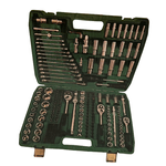 Casa si Gradina - Constructii - Scule de mana si unelte - Chei si truse chei - Trusa Chei Tubulare CR-V si Clicket 216 Piese Cutie Verde - Infinity.ro