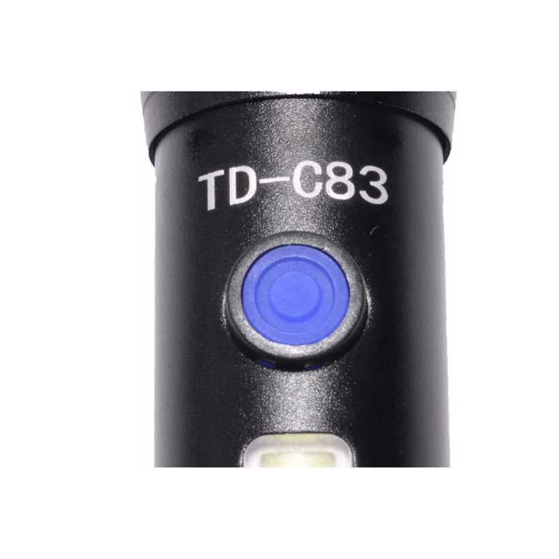 Casa si Gradina - Corpuri si surse de iluminat - Iluminat exterior - Lanterne - Lanterna TD-C83 cu LED CREE 7 W LED lateral COB 7 W acumulator integrat zoom telescopic - Infinity.ro