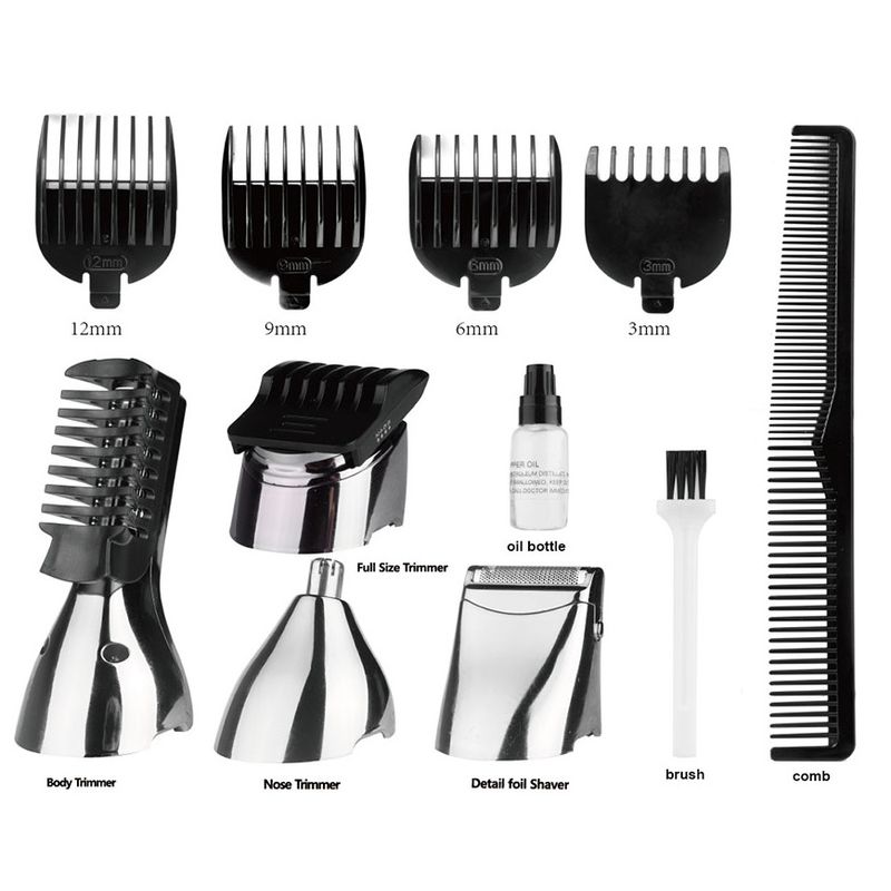 Ingrijire personala si Cosmetice - Aparate & accesorii ingrijire personala - Aparate de ras si tuns - Seturi complete de ras & tuns - Aparat de tuns si ras 5in1 DSP-90030 - Infinity.ro