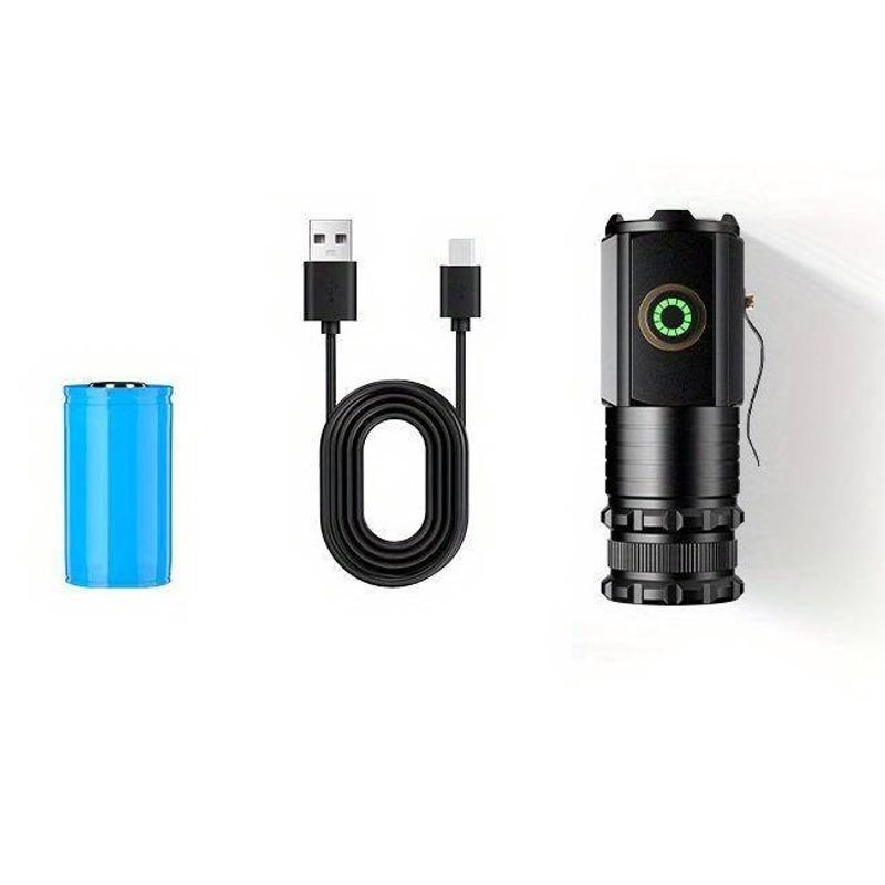 Casa si Gradina - Corpuri si surse de iluminat - Iluminat exterior - Lanterne - Lanterna Reincarcabila de 1500LM de Actiune si Magnet cutie VERDE - Infinity.ro